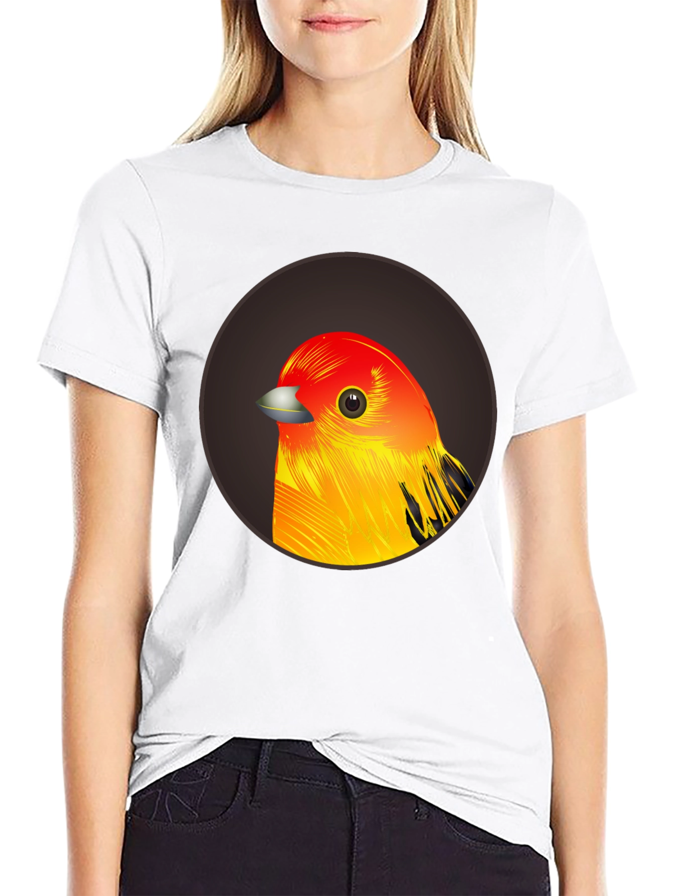 Bird Graphic T-Shirt - Casual Style