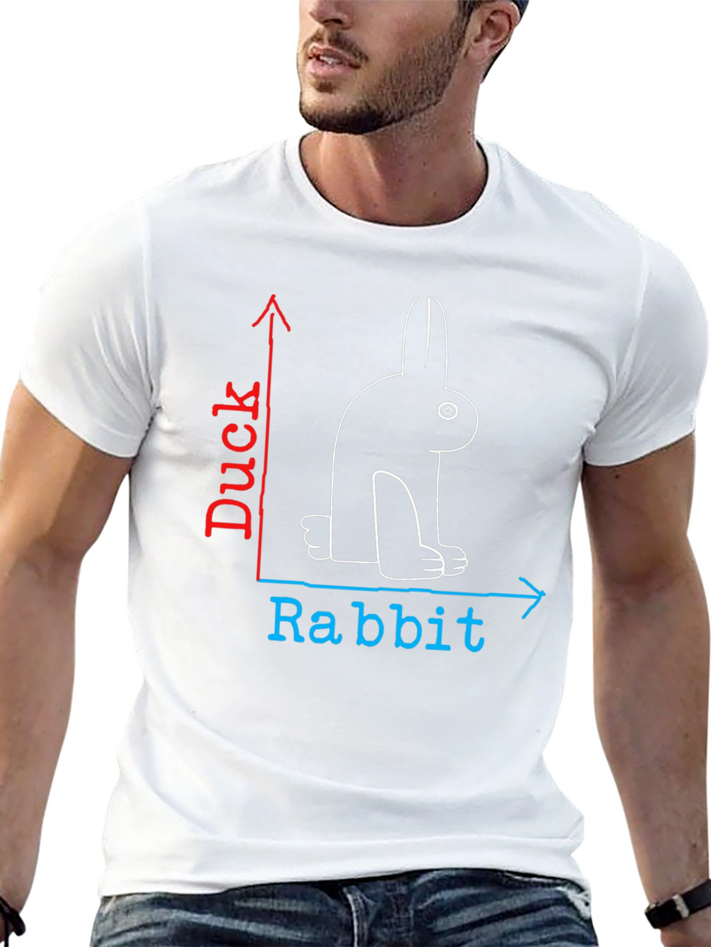 Rabbit Duck Illusion T-Shirt - Mind Trick Tee