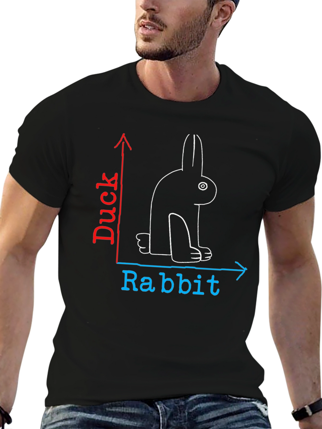 Rabbit Duck Illusion T-Shirt - Mind Trick Tee
