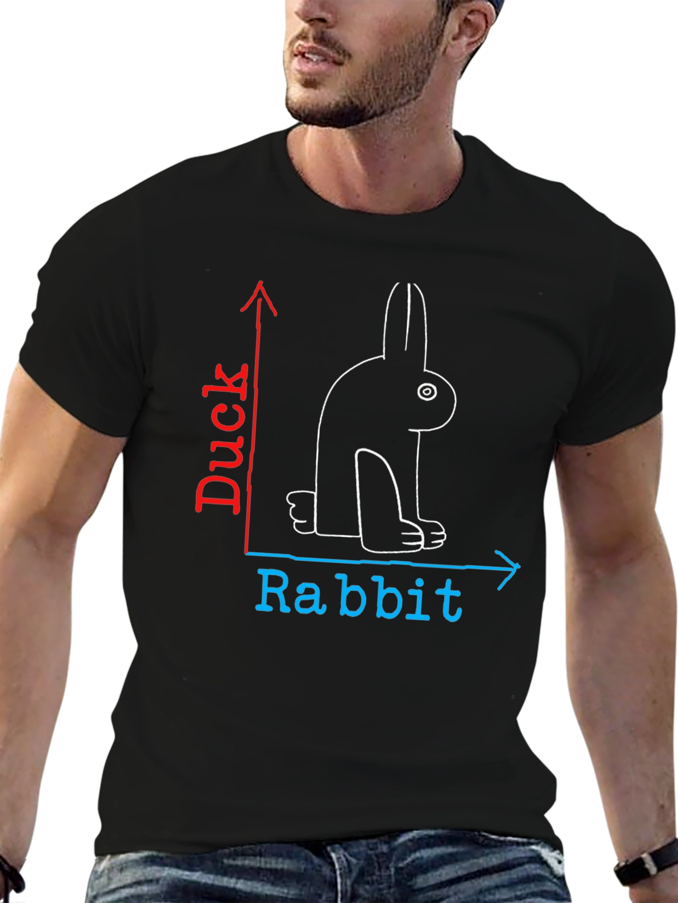 Rabbit Duck Illusion T-Shirt - Mind Trick Tee