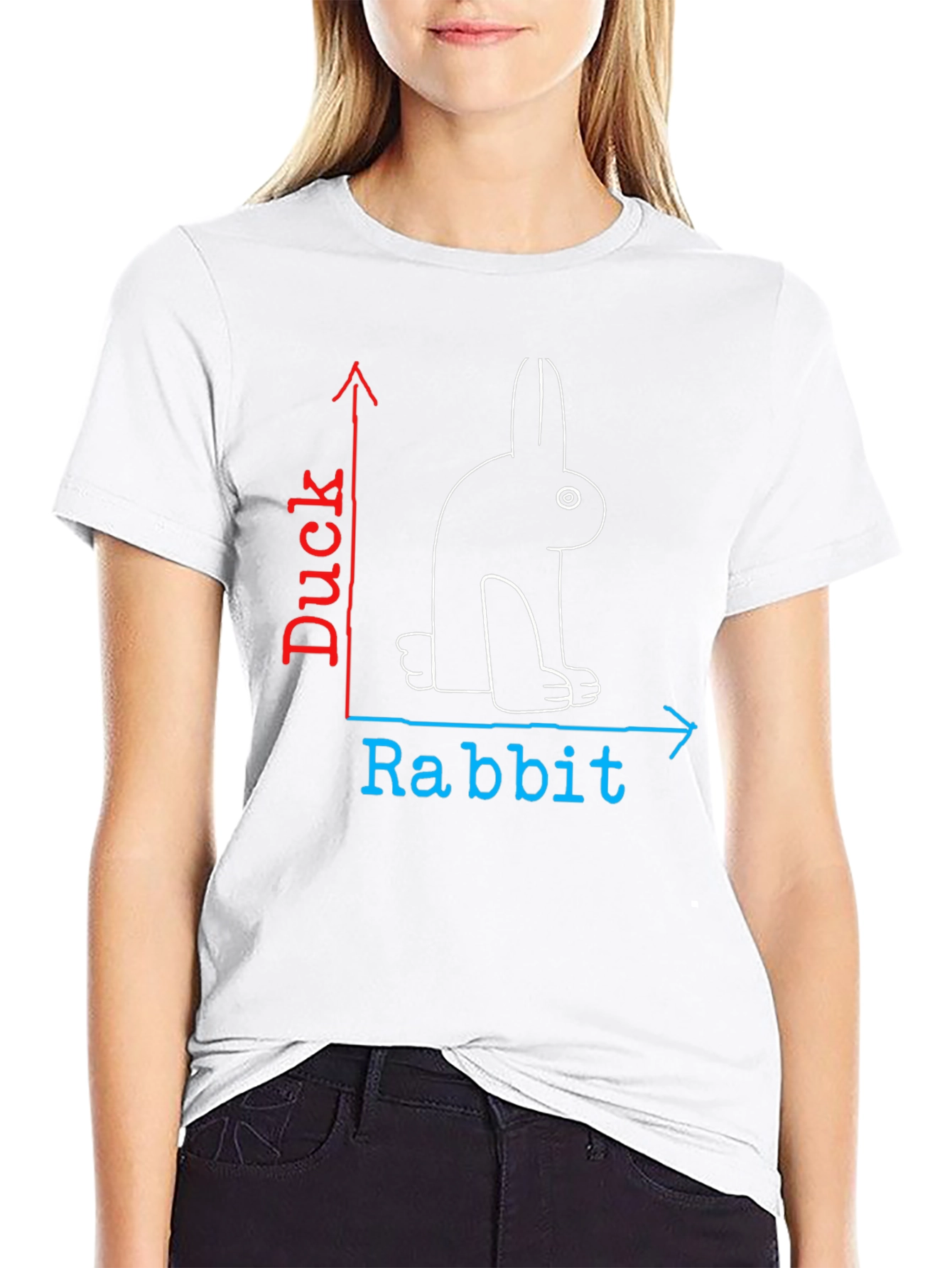 Rabbit Duck Illusion T-Shirt - Mind Trick Tee