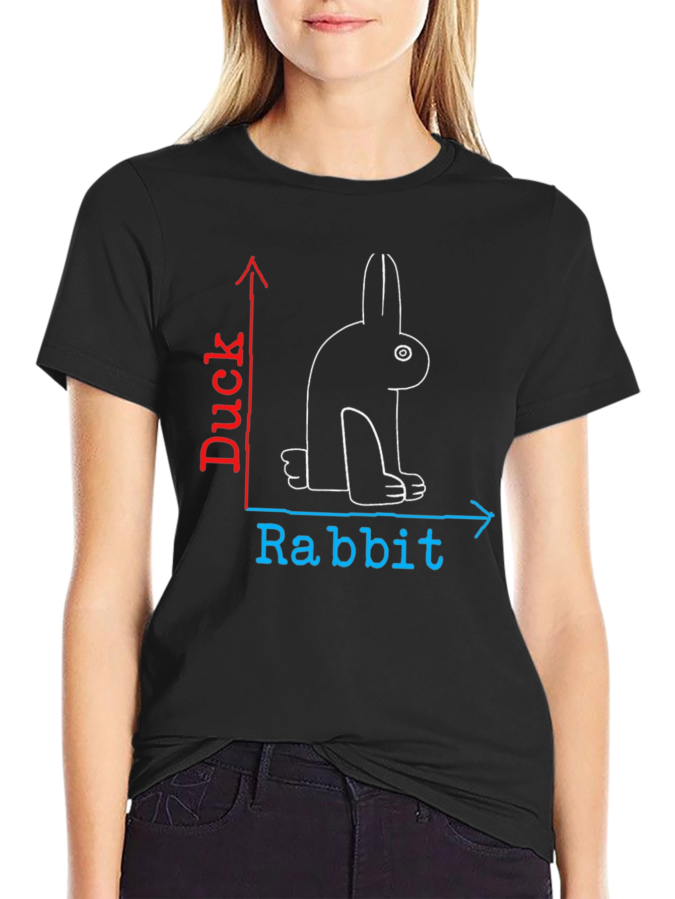 Rabbit Duck Illusion T-Shirt - Mind Trick Tee