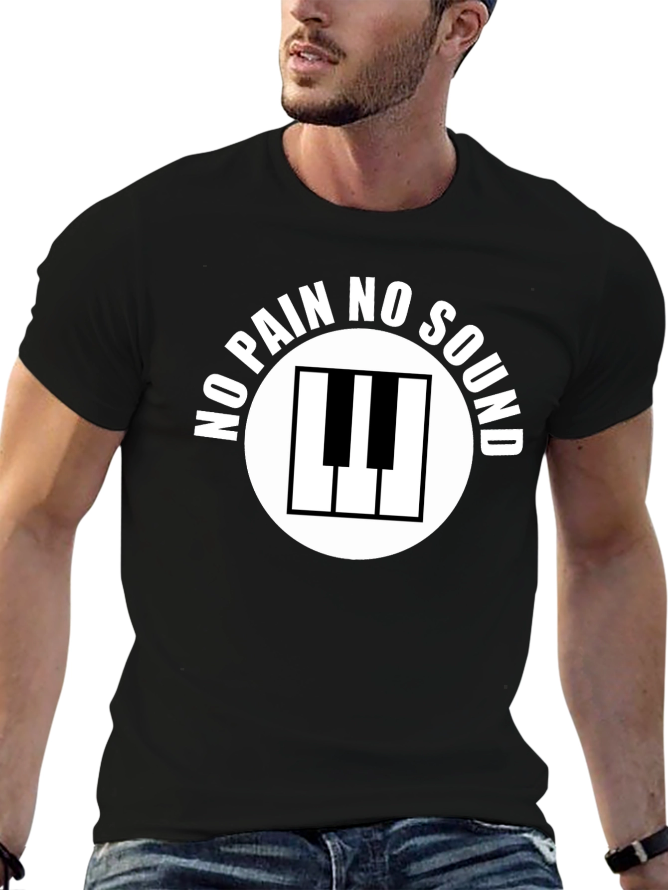 No Pain No Sound Graphic T-Shirt