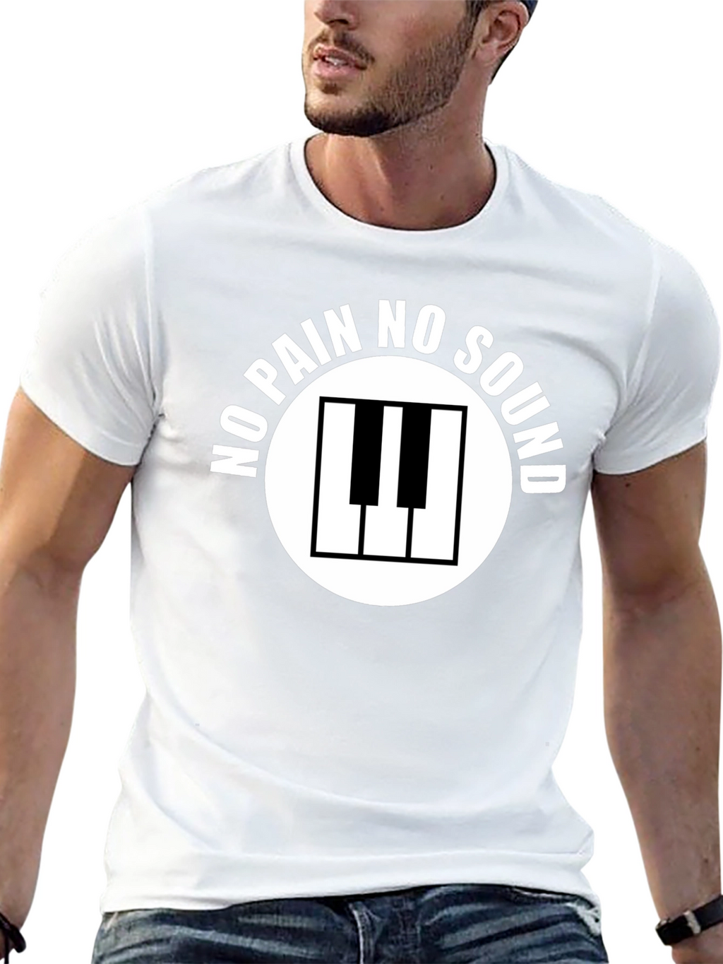 No Pain No Sound Graphic T-Shirt