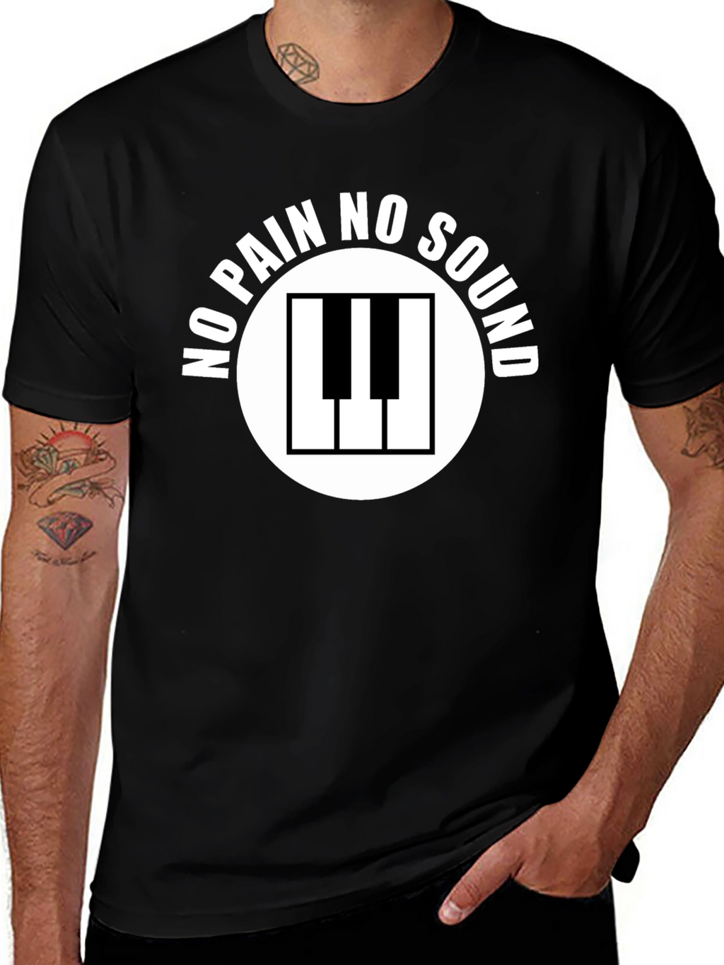 No Pain No Sound Graphic T-Shirt