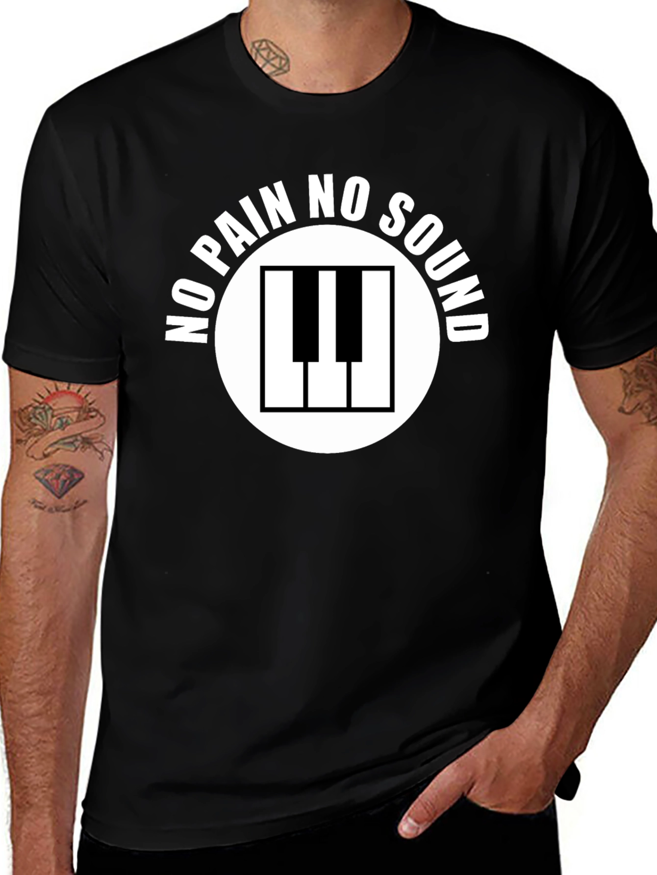 No Pain No Sound Graphic T-Shirt