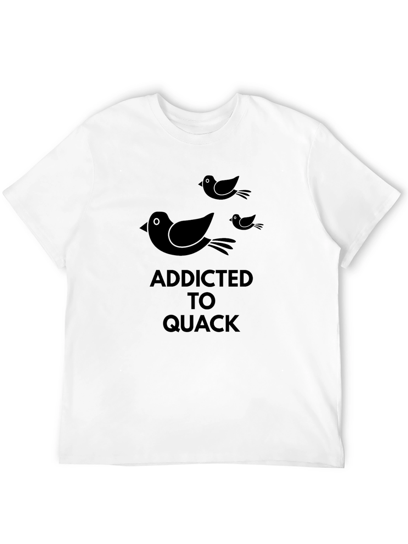 Addicted to Quack Black T-Shirt