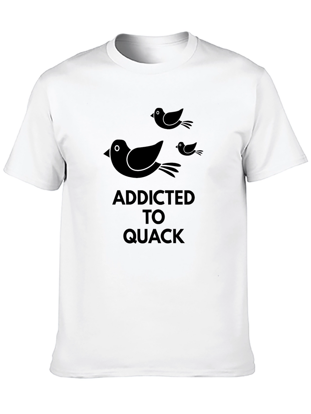 Addicted to Quack Black T-Shirt