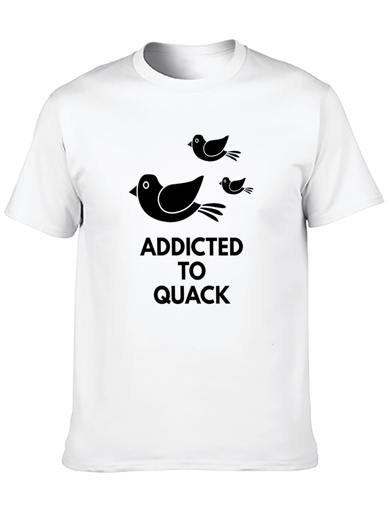 Addicted to Quack Black T-Shirt