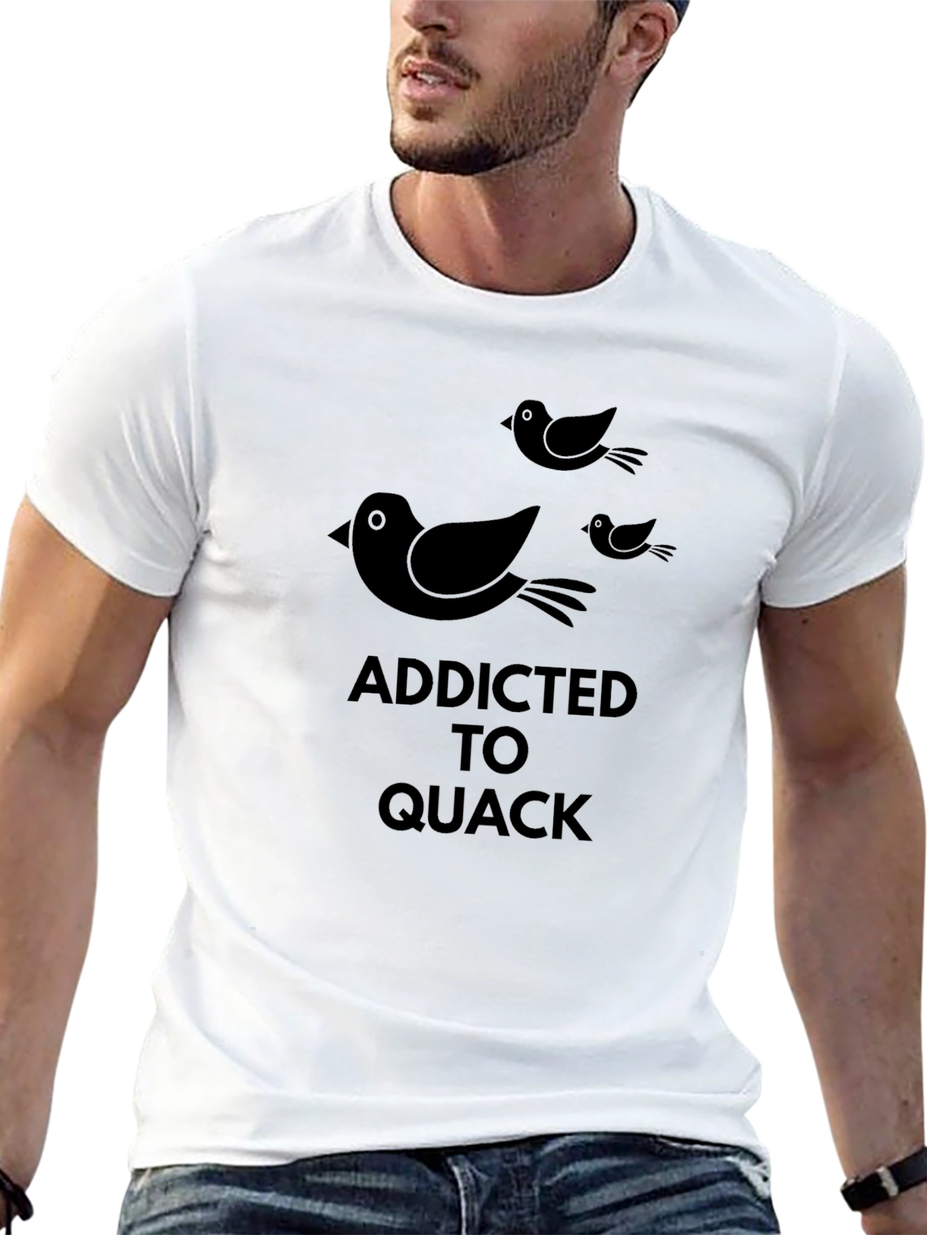 Addicted to Quack Black T-Shirt