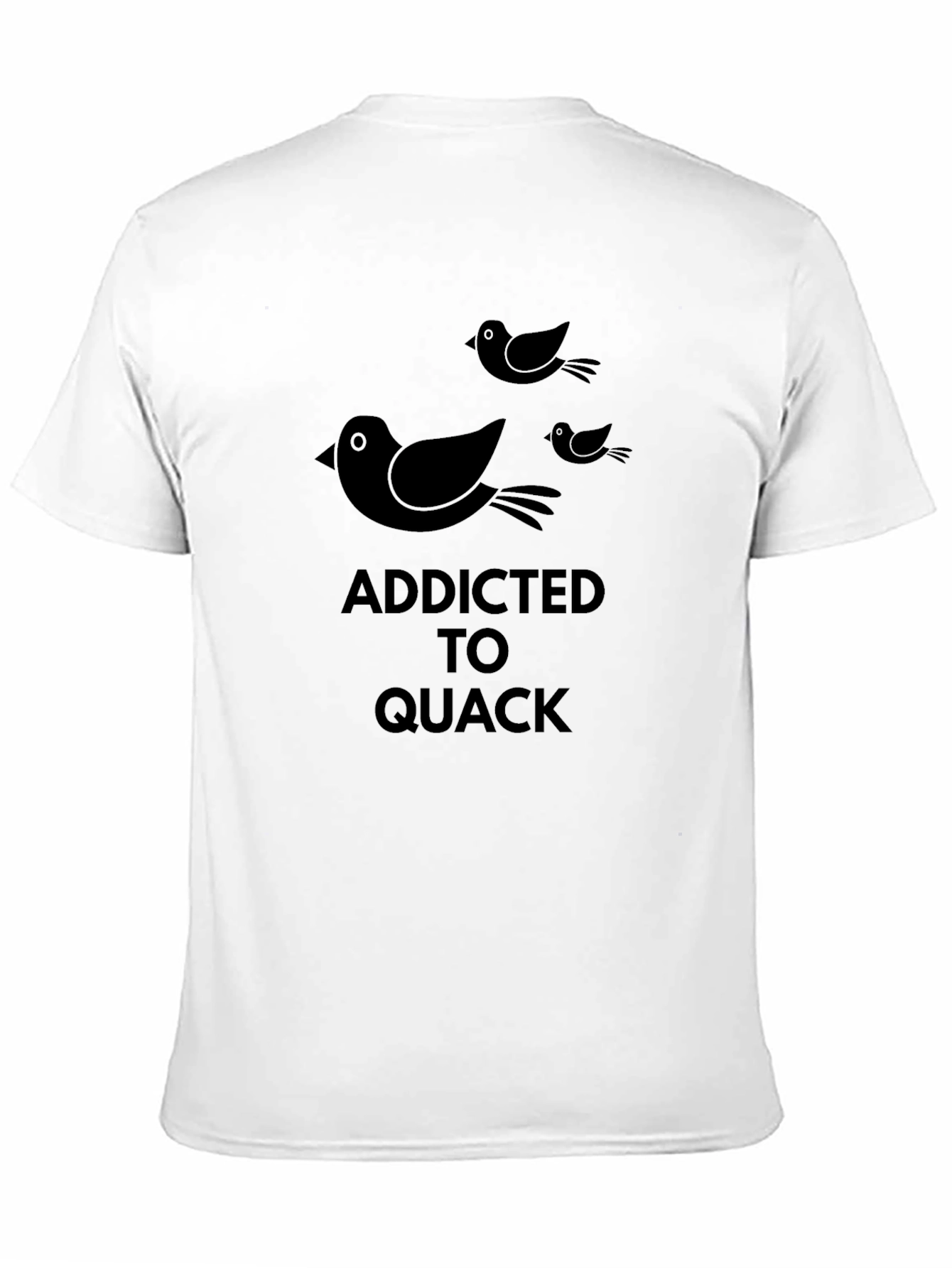 Addicted to Quack Black T-Shirt