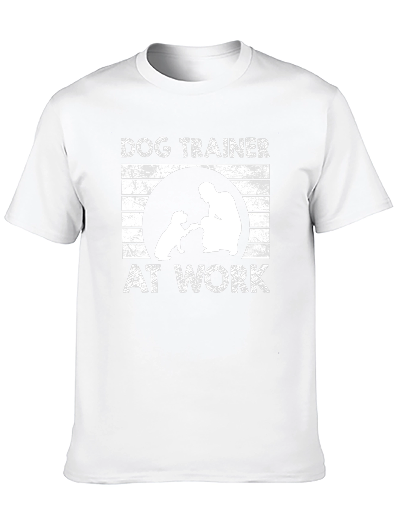 Dog Trainer At Work Black T-Shirt