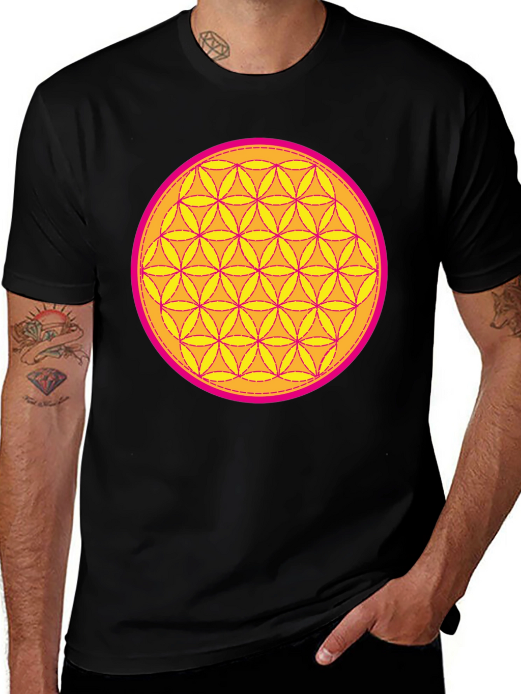 Sacred Geometry Flower of Life T-Shirt