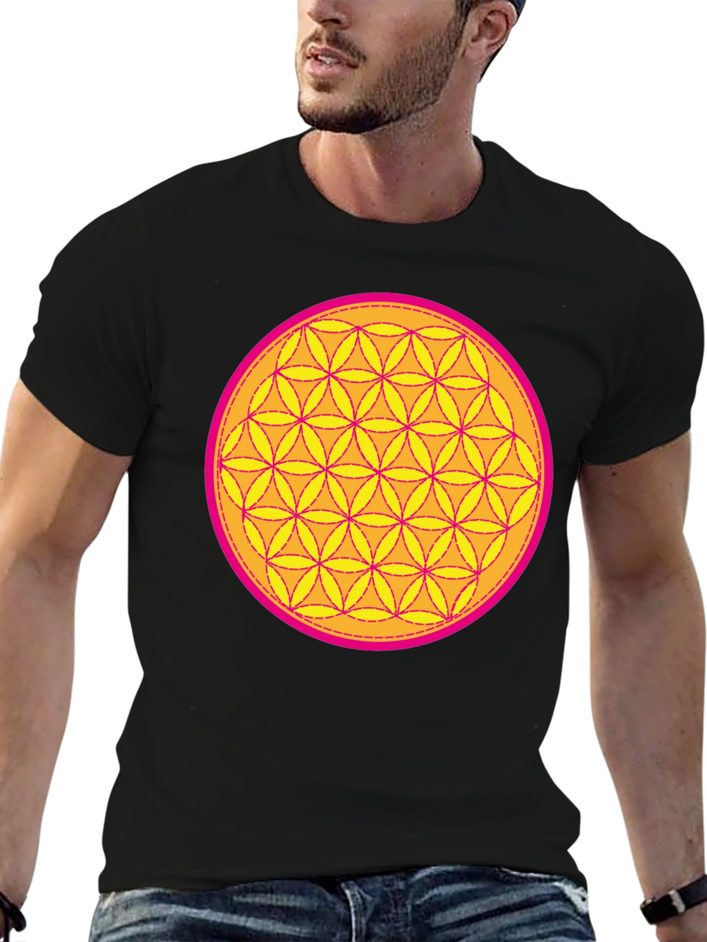 Sacred Geometry Flower of Life T-Shirt