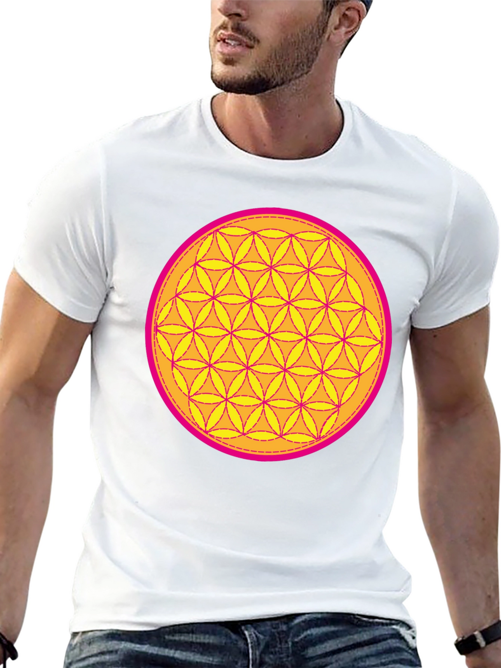 Sacred Geometry Flower of Life T-Shirt