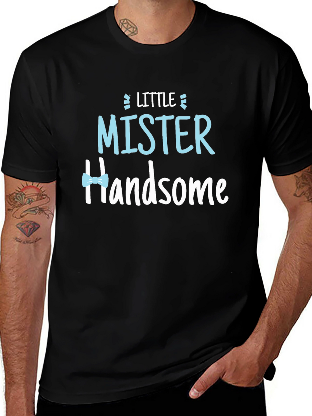 Little Mister Handsome T-Shirt - Boys Fashion Tee