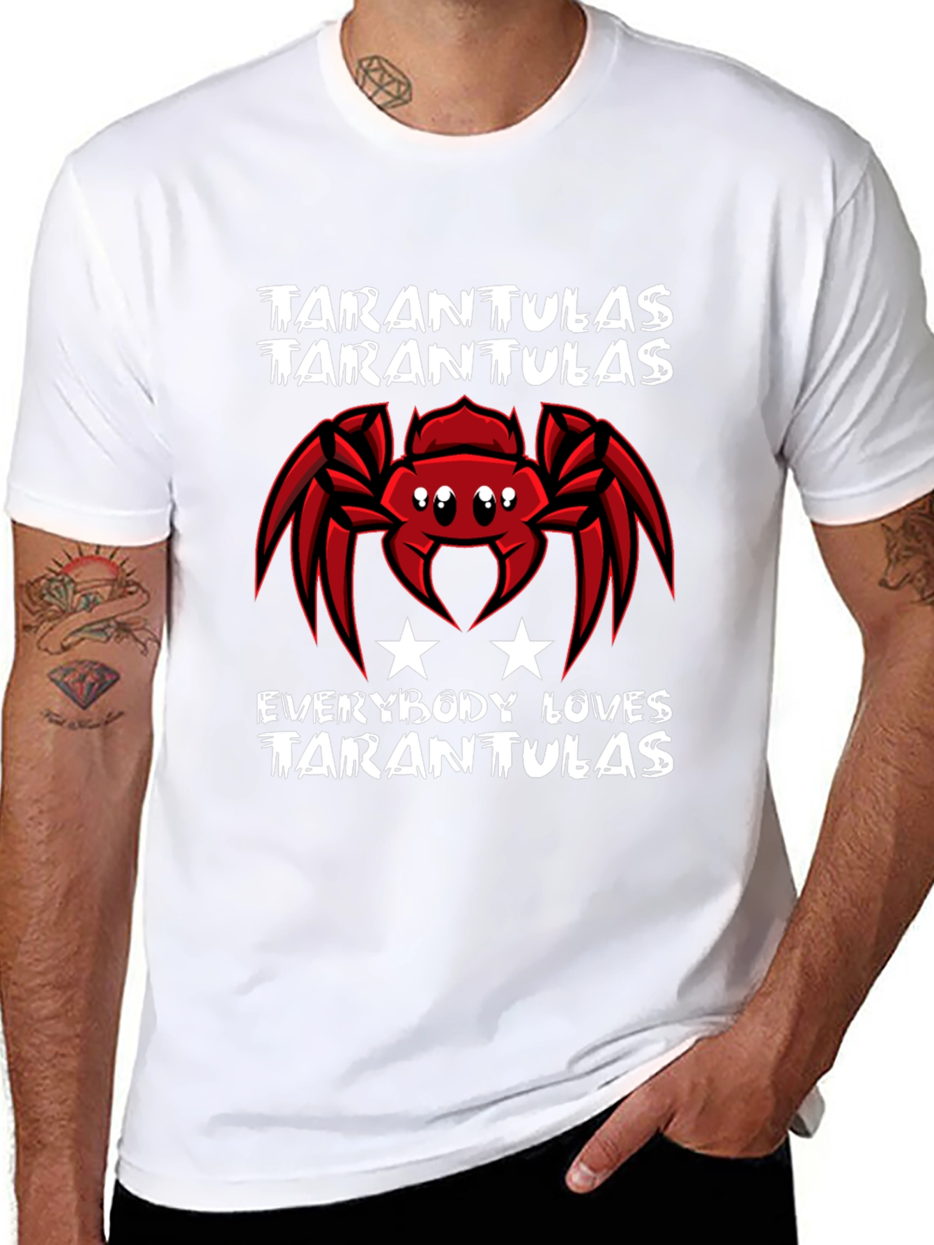 Tarantulas Graphic Tee - Everybody Loves Tarantulas T-Shirt