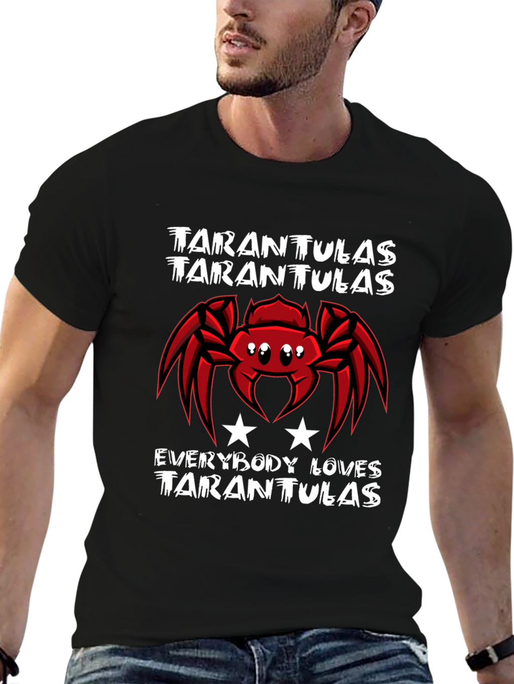 Tarantulas Graphic Tee - Everybody Loves Tarantulas T-Shirt