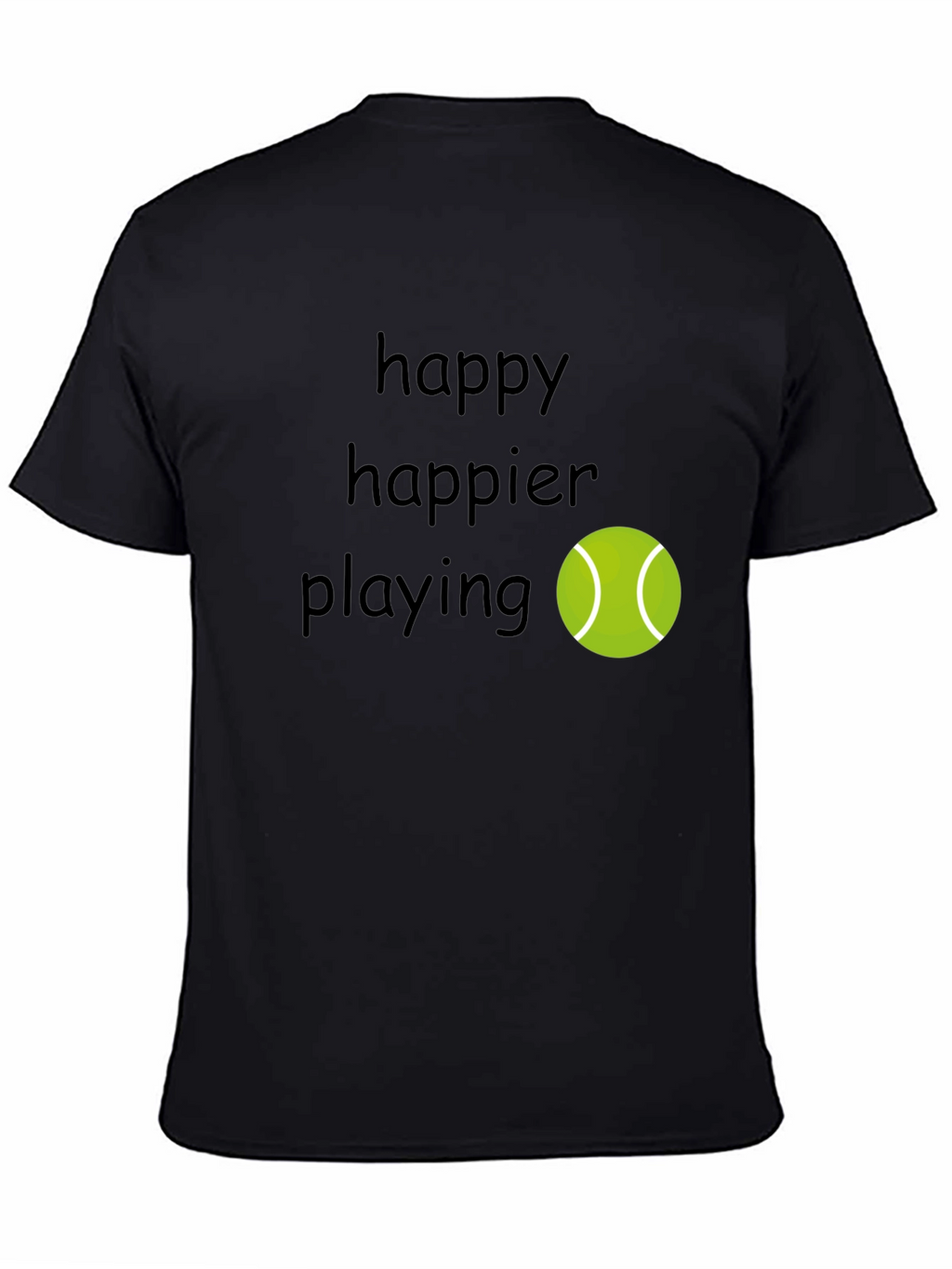 Happy Tennis Player T-Shirt - Comfortable & Stylish