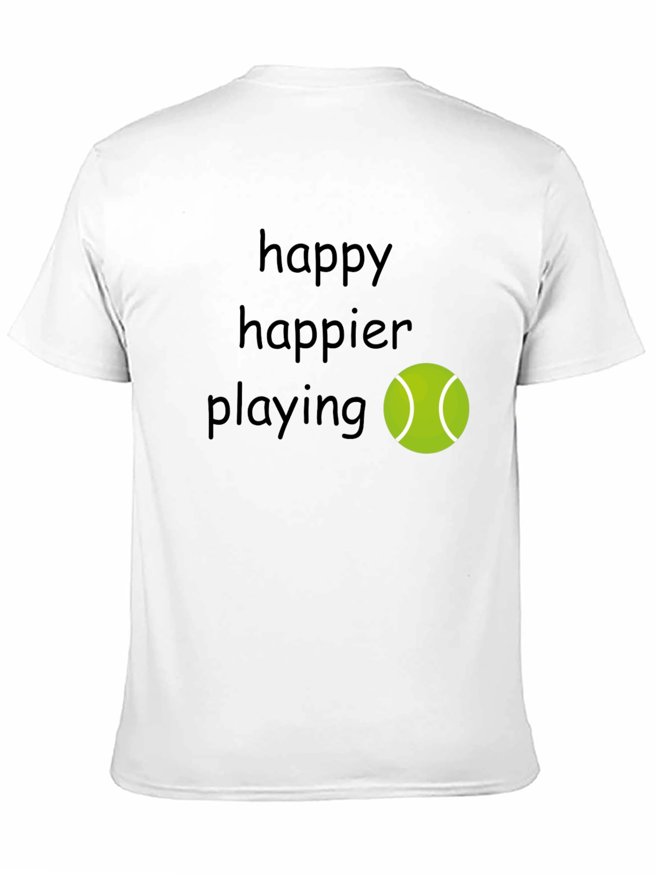 Happy Tennis Player T-Shirt - Comfortable & Stylish