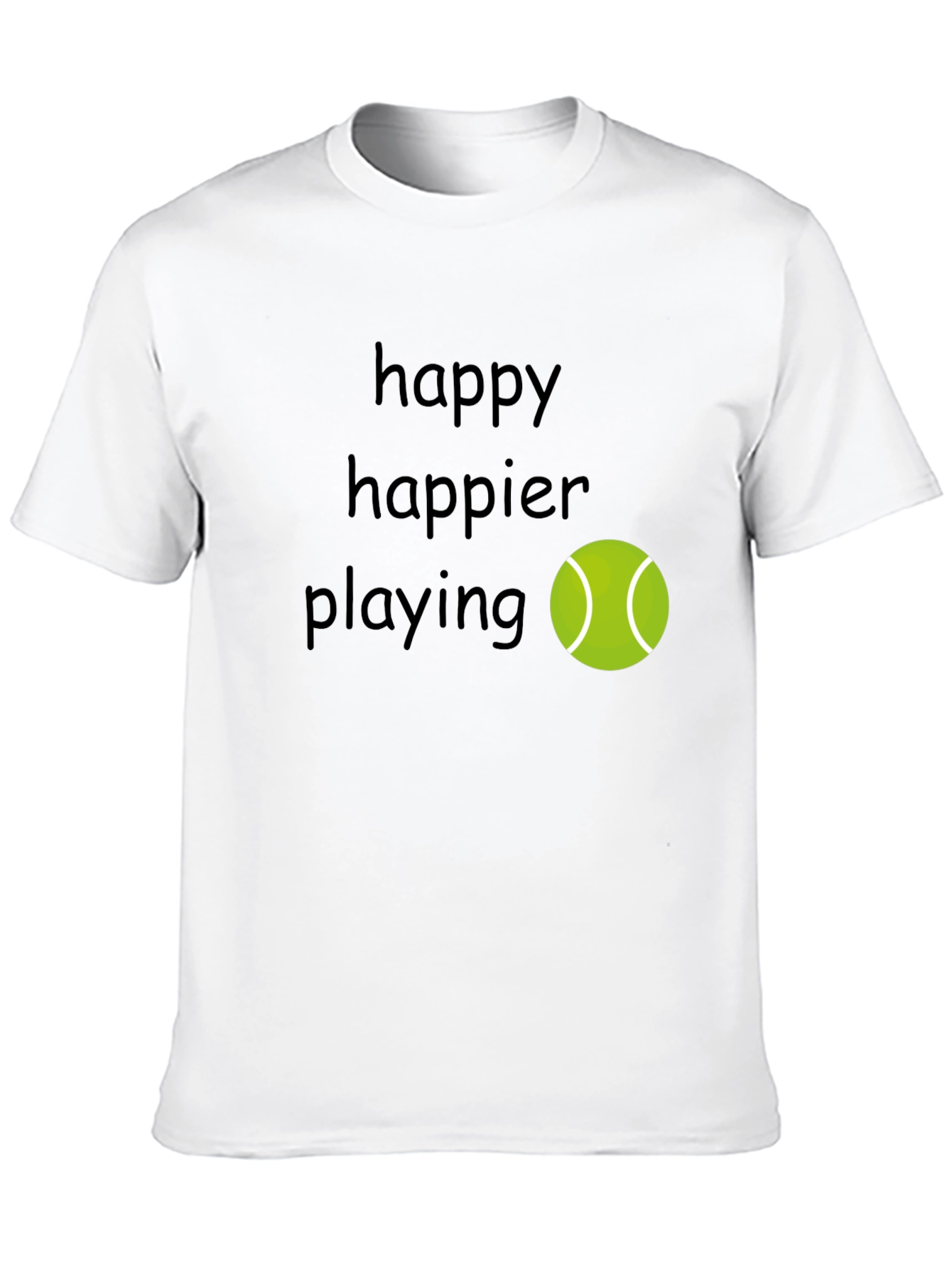Happy Tennis Player T-Shirt - Comfortable & Stylish