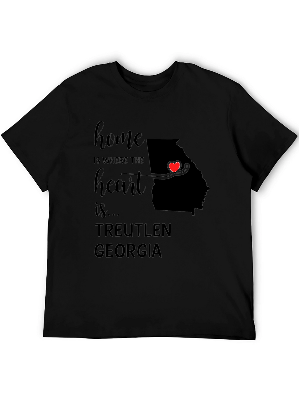 Georgia Home Heart T-Shirt