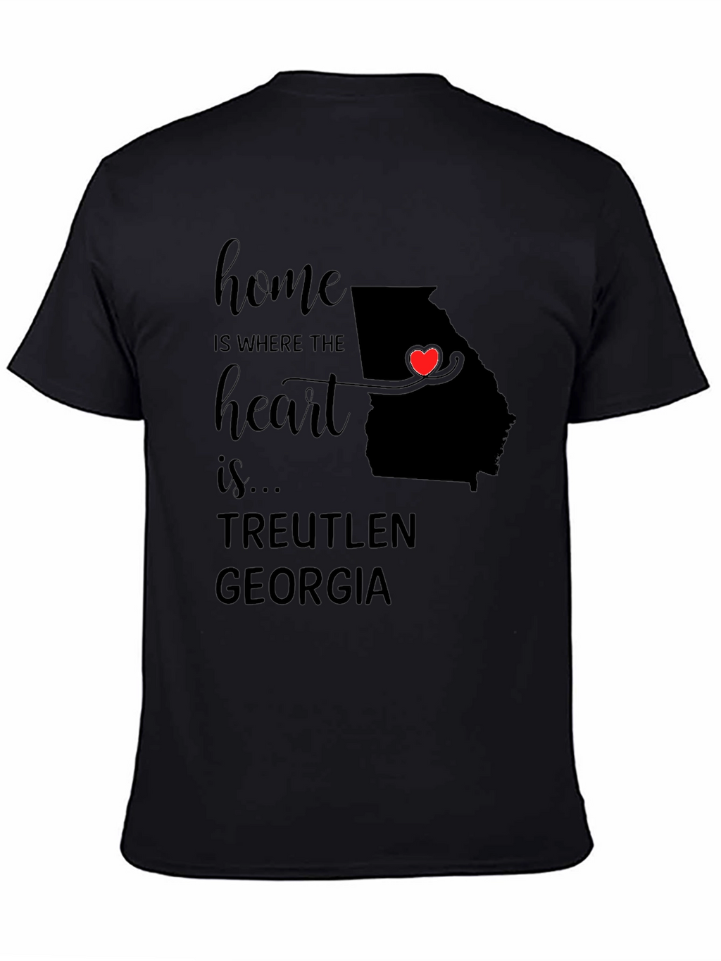 Georgia Home Heart T-Shirt