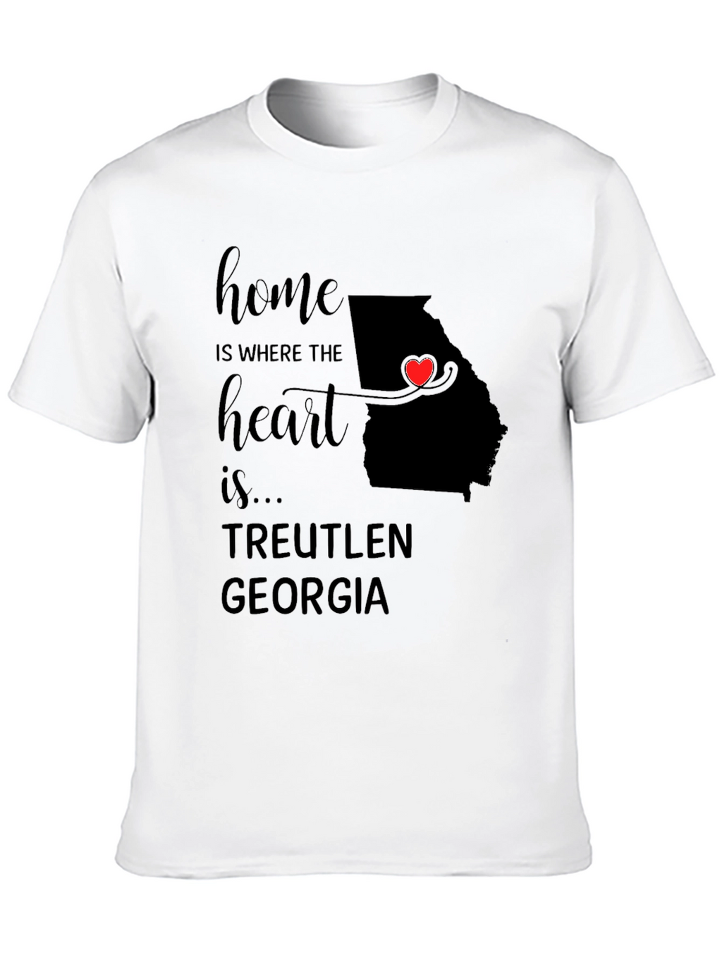 Georgia Home Heart T-Shirt