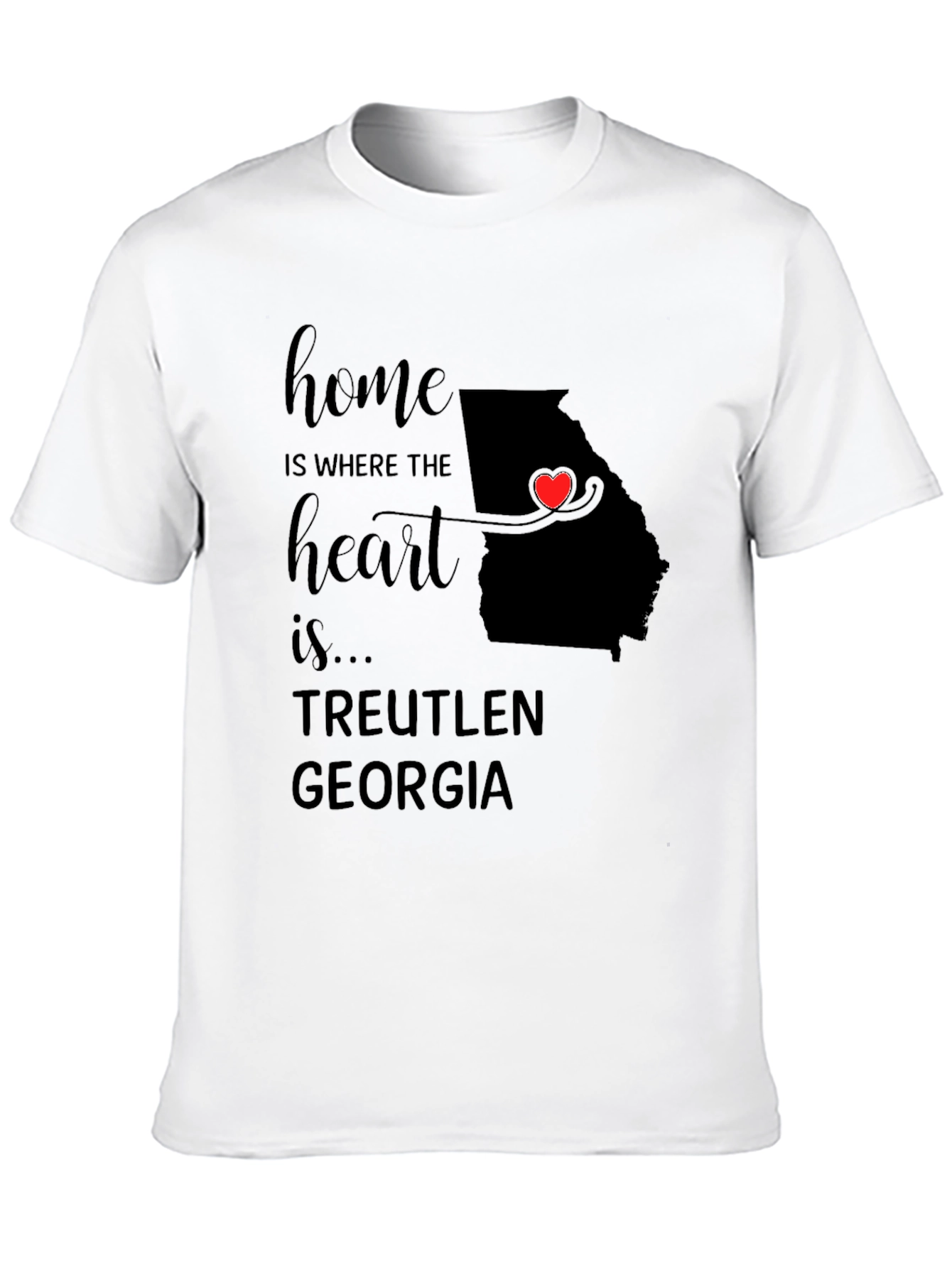 Georgia Home Heart T-Shirt