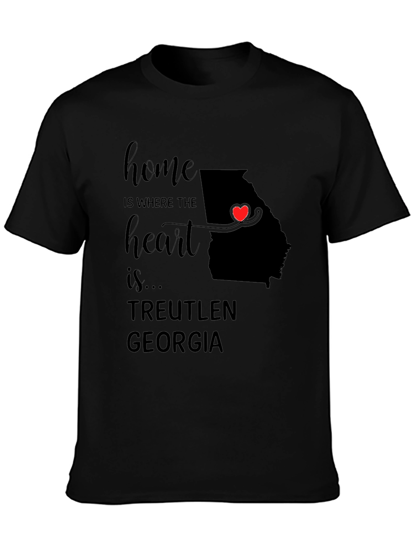 Georgia Home Heart T-Shirt