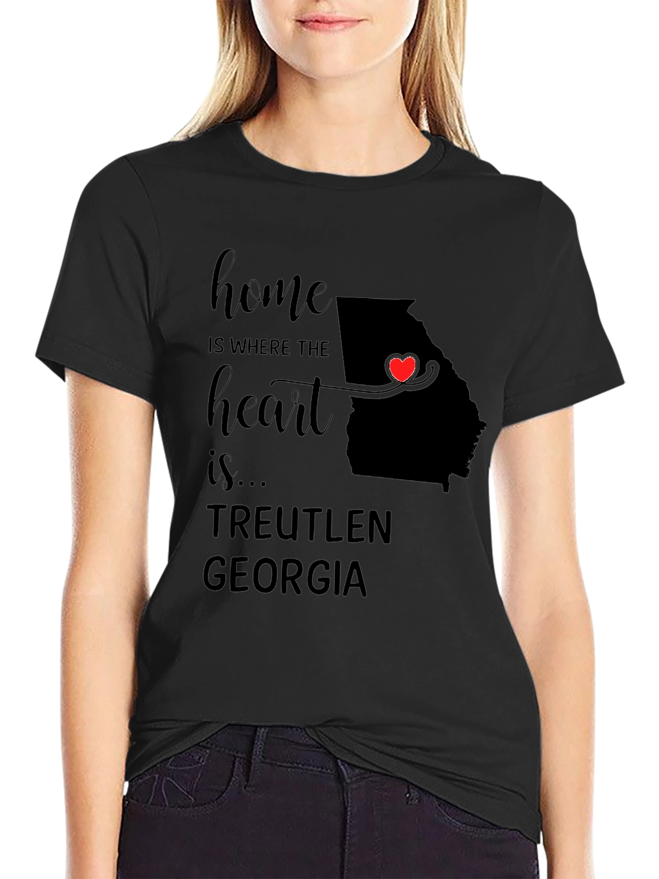 Georgia Home Heart T-Shirt