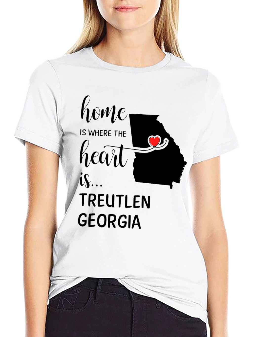 Georgia Home Heart T-Shirt