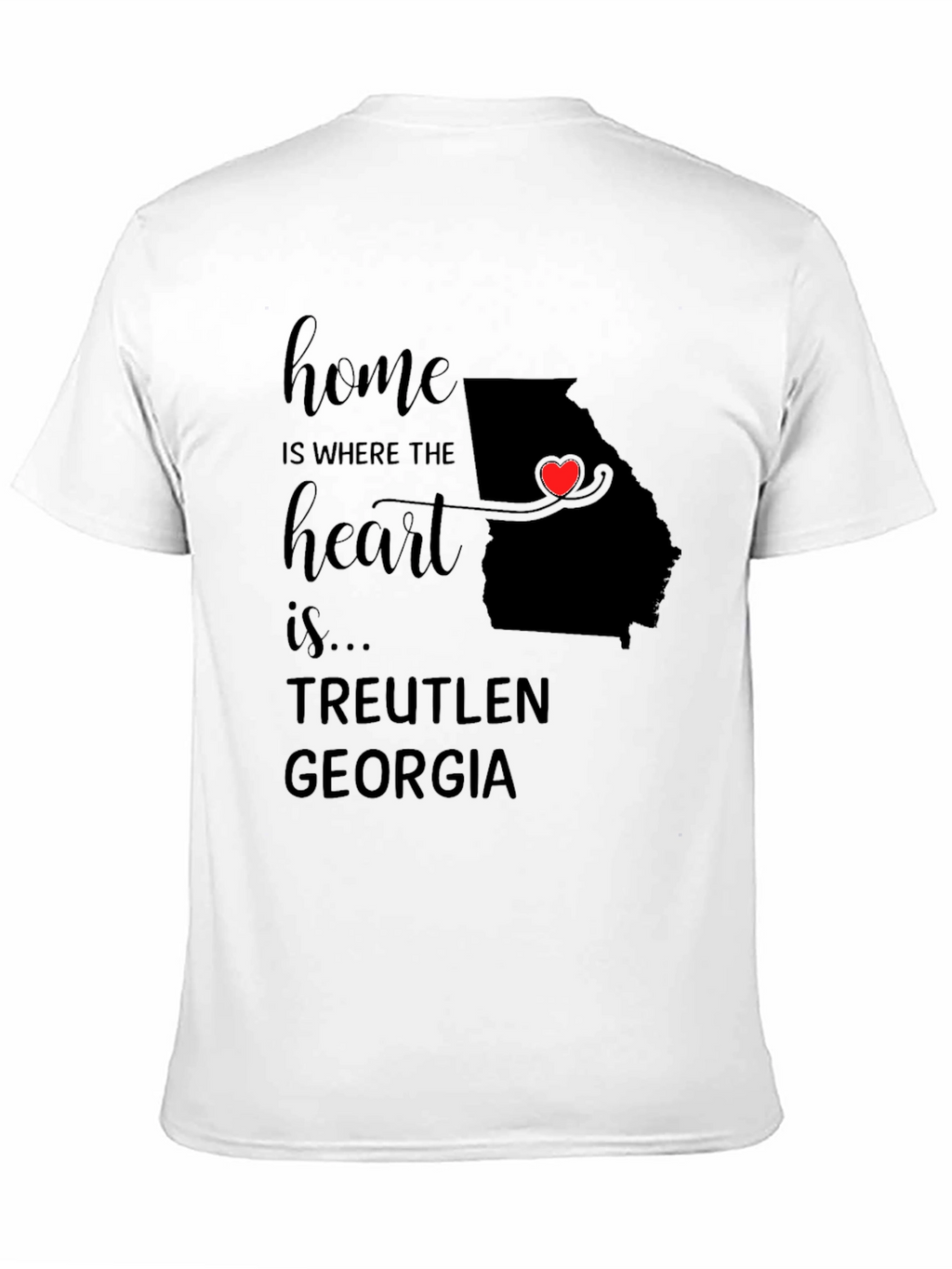 Georgia Home Heart T-Shirt