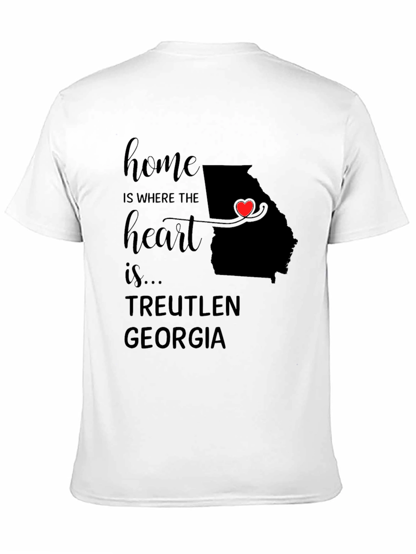 Georgia Home Heart T-Shirt