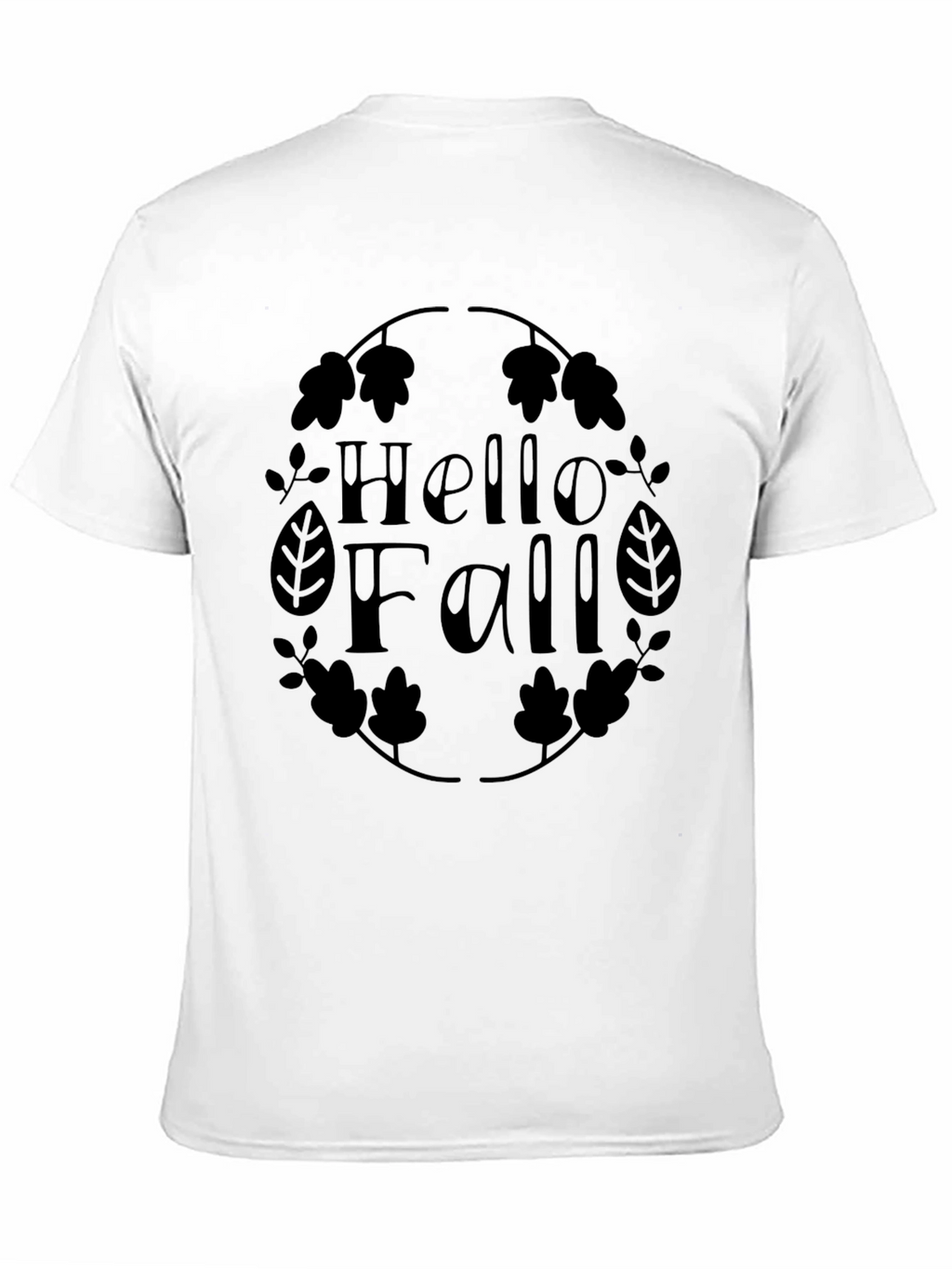 Hello Fall Graphic Tee - Unisex Autumn T-Shirt