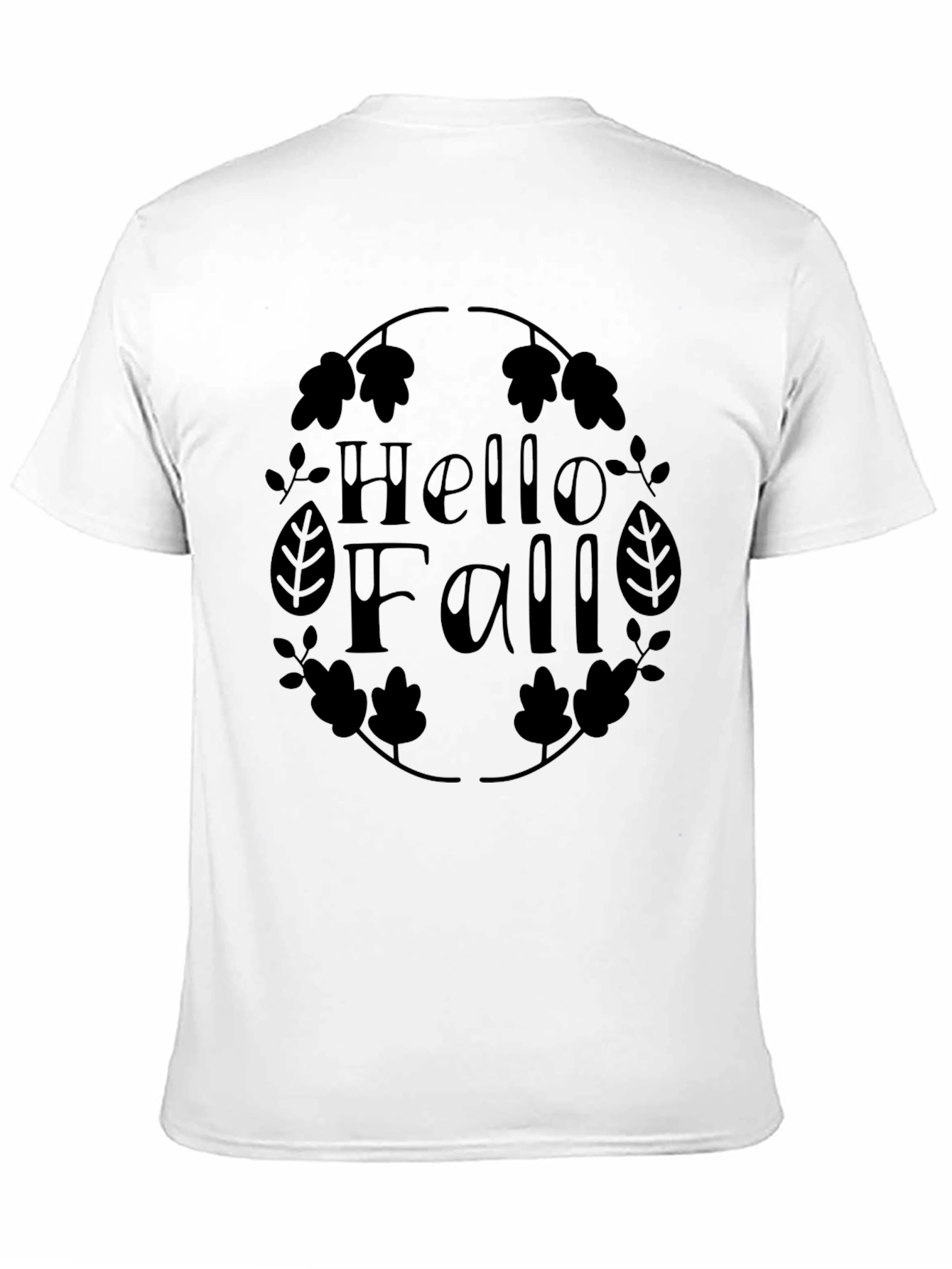 Hello Fall Graphic Tee - Unisex Autumn T-Shirt