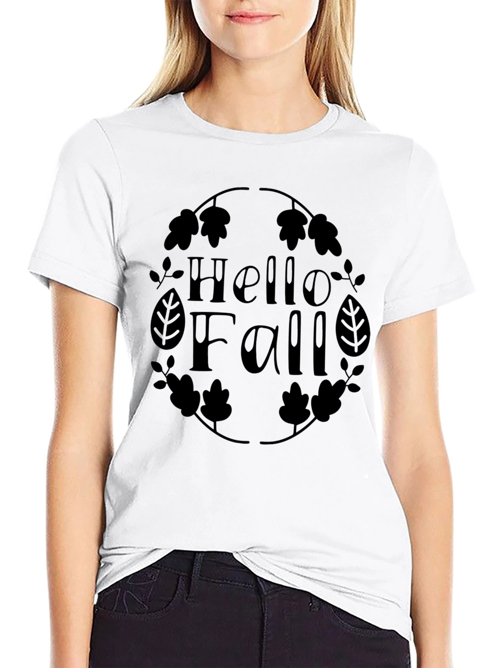 Hello Fall Graphic Tee - Unisex Autumn T-Shirt