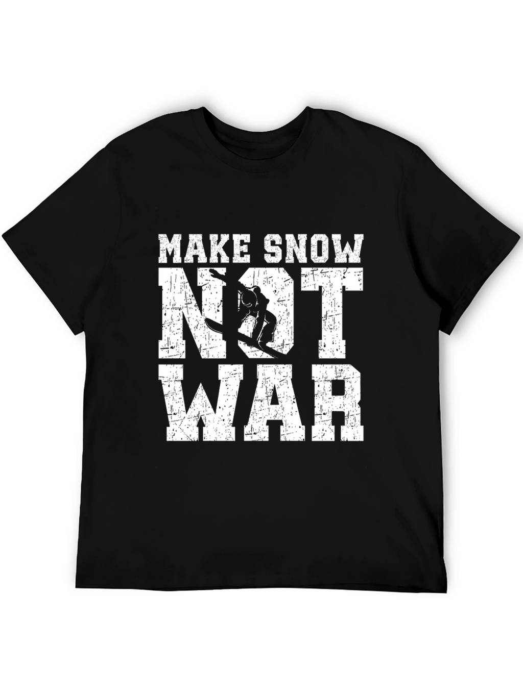 Make Snow Not War T-Shirt | Snowboarding Shirt