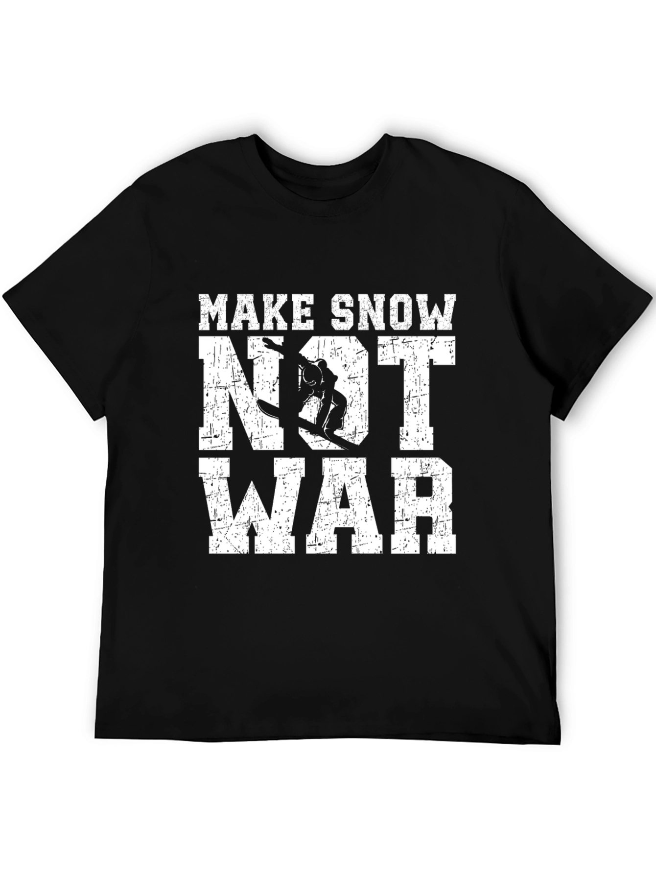 Make Snow Not War T-Shirt | Snowboarding Shirt