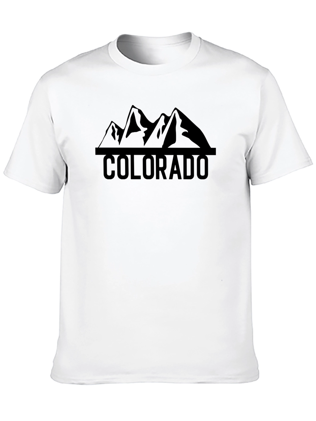 Colorado Mountain Graphic T-Shirt - Black