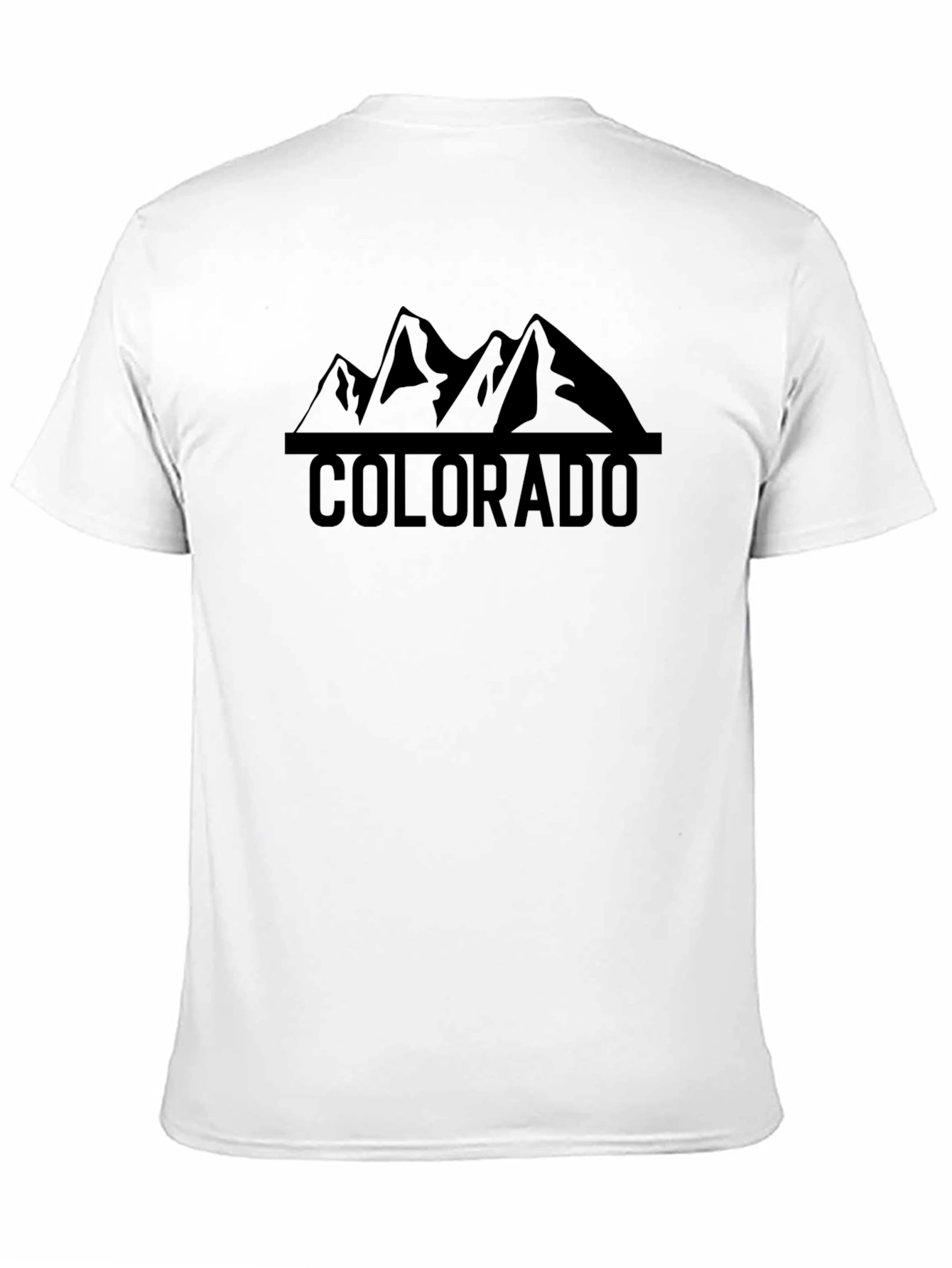 Colorado Mountain Graphic T-Shirt - Black