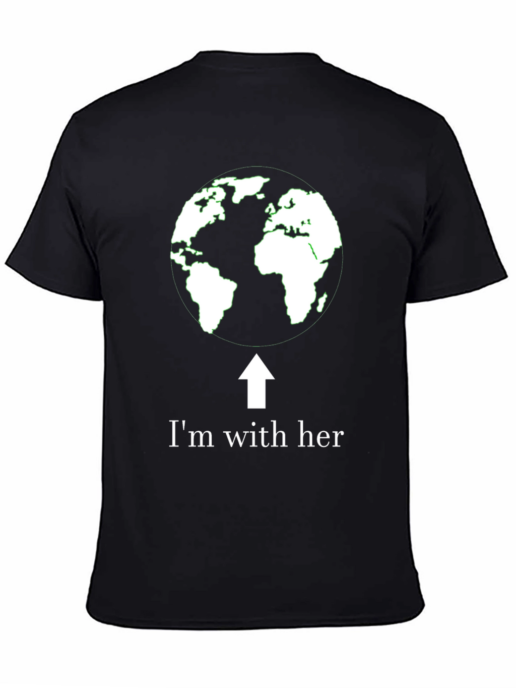Im With Her Earth Graphic T-Shirt