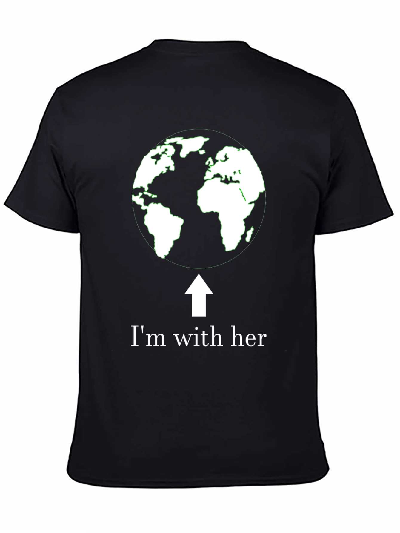 Im With Her Earth Graphic T-Shirt