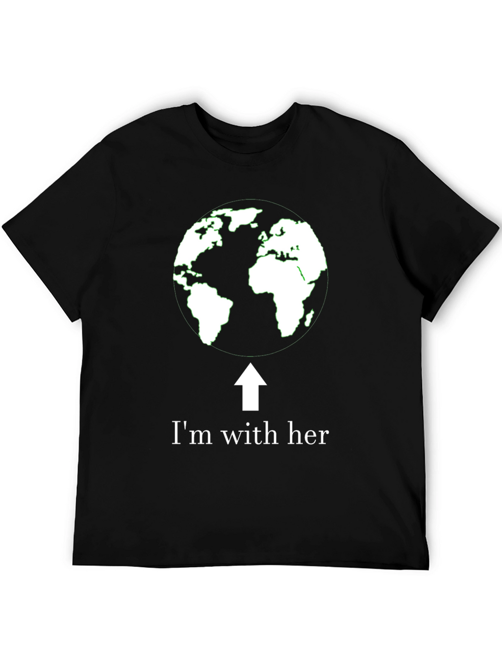 Im With Her Earth Graphic T-Shirt