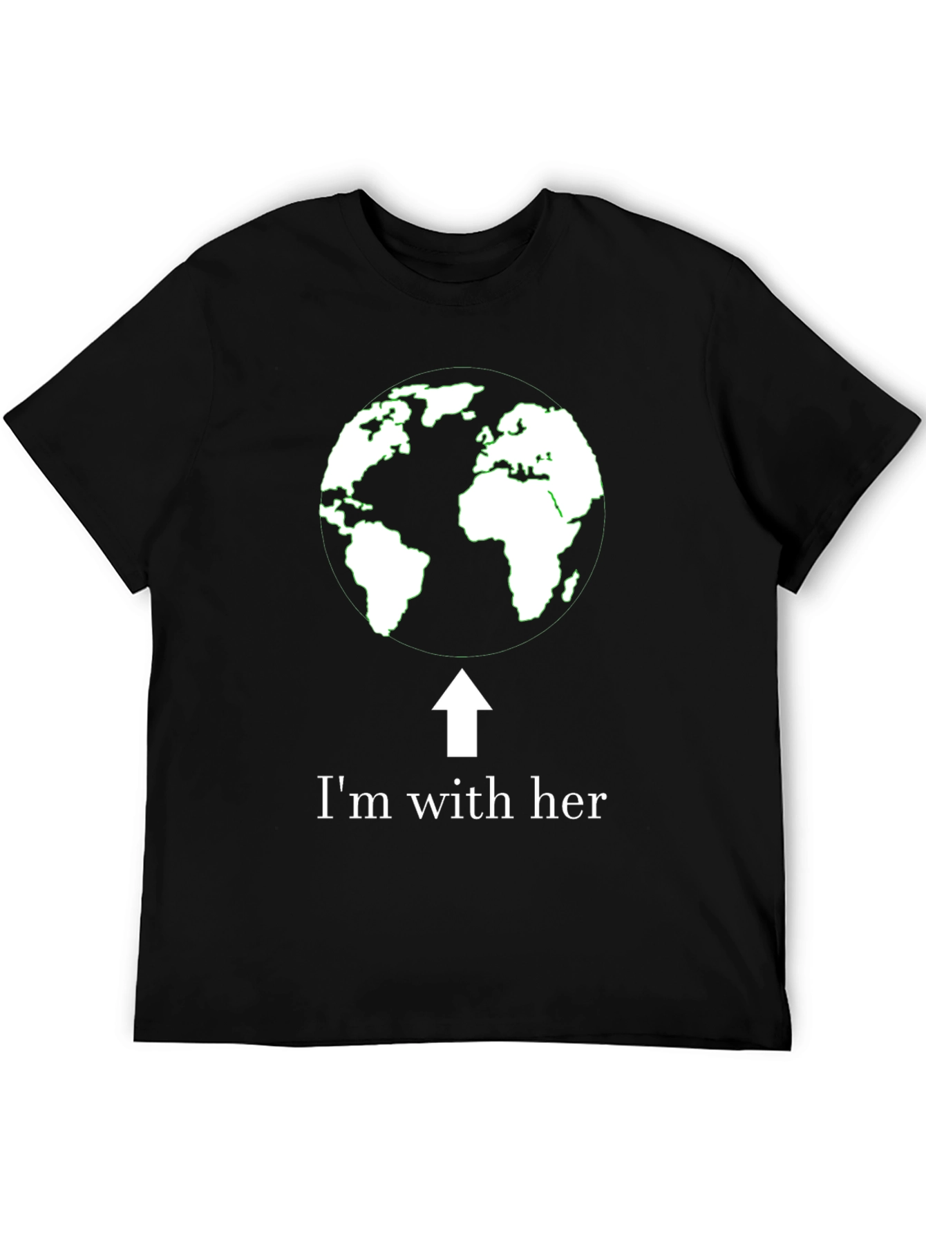 Im With Her Earth Graphic T-Shirt