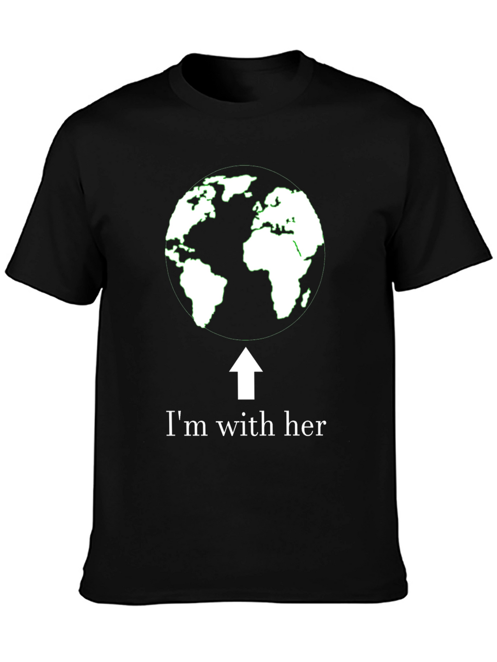 Im With Her Earth Graphic T-Shirt