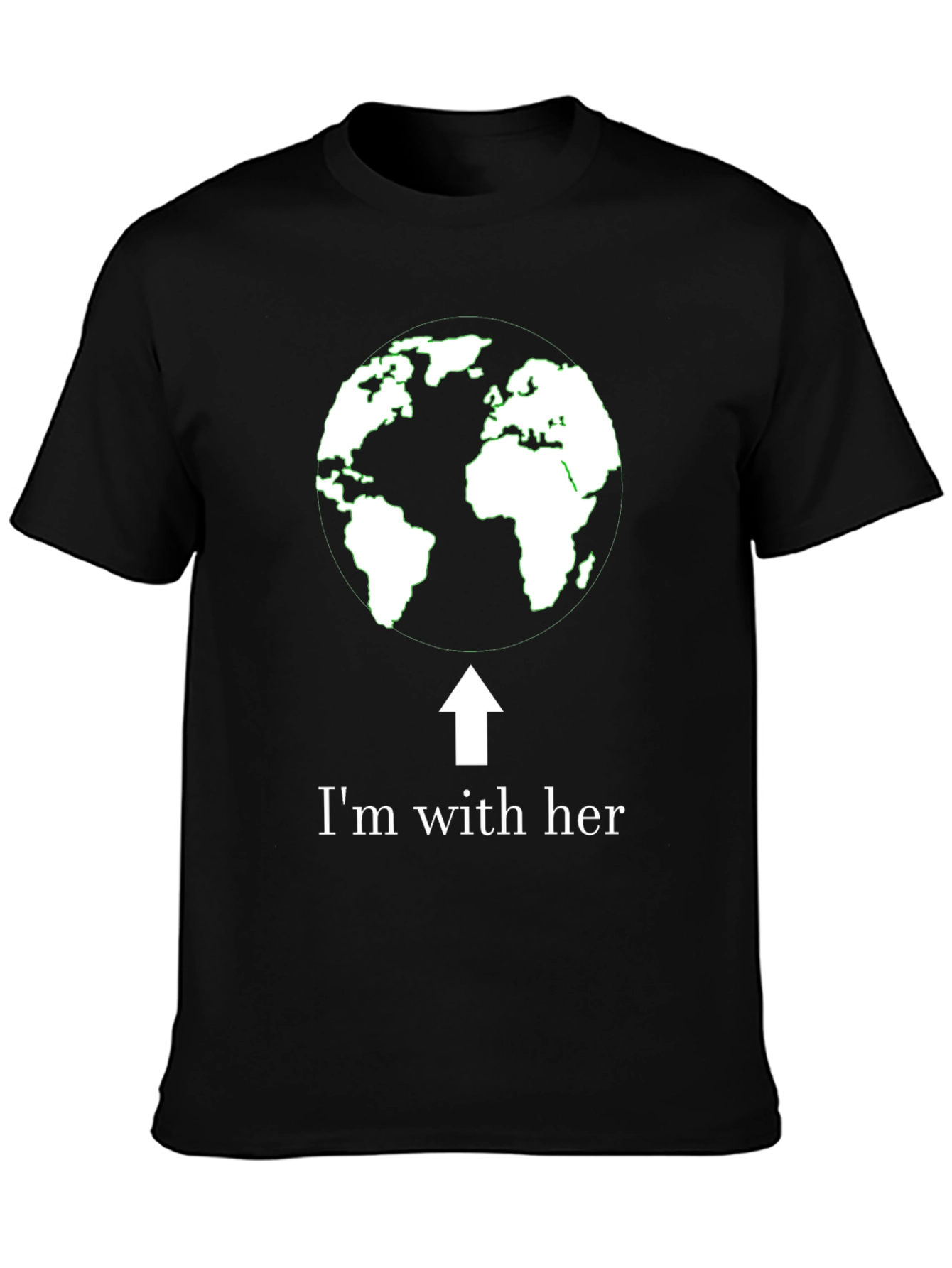 Im With Her Earth Graphic T-Shirt