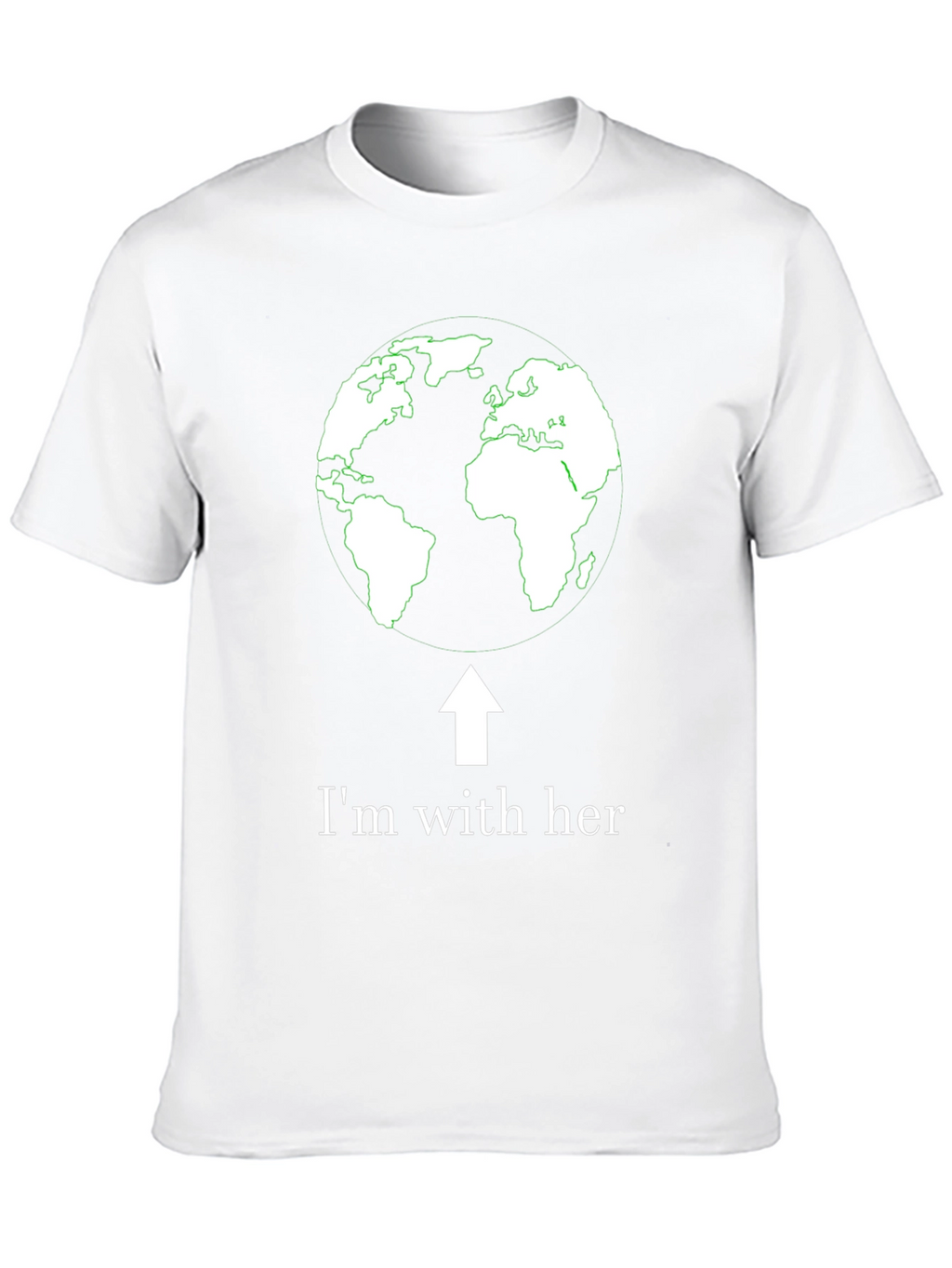 Im With Her Earth Graphic T-Shirt