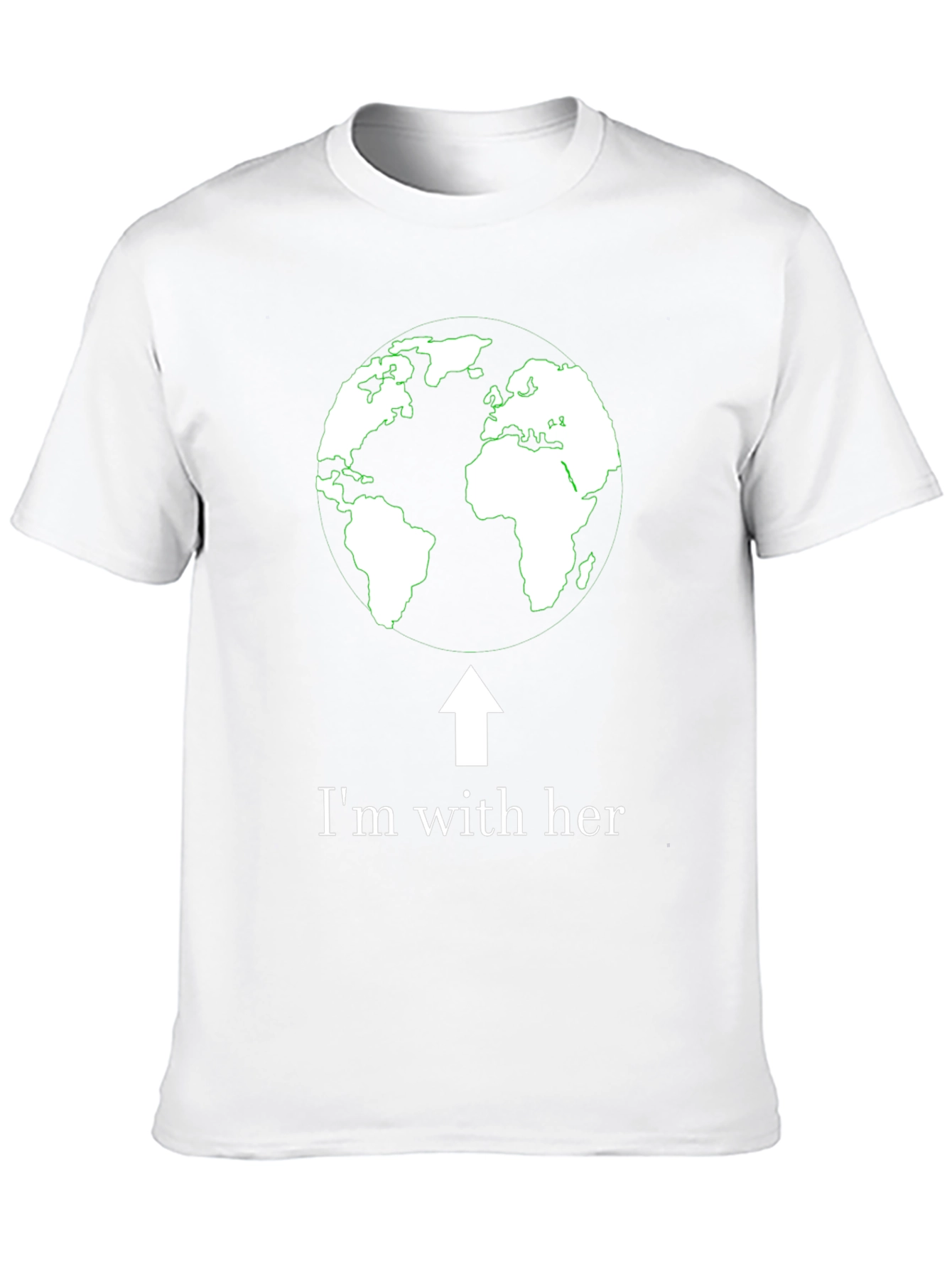Im With Her Earth Graphic T-Shirt
