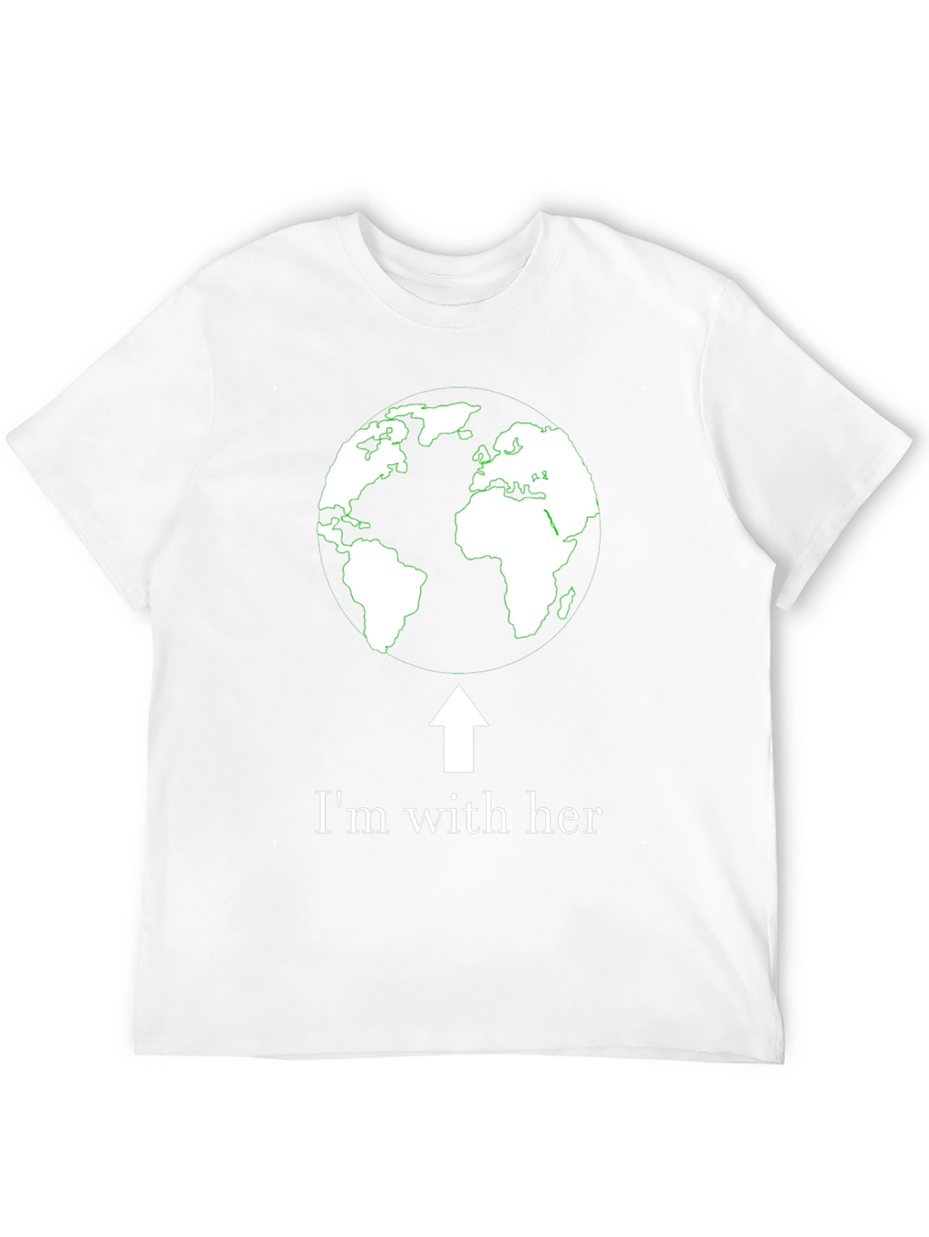 Im With Her Earth Graphic T-Shirt